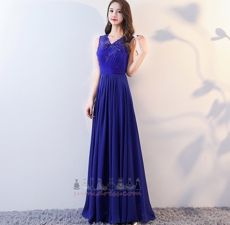 Skladaný Bodice Čipka Lopta Prírodné pása Elegantné Dĺžka podlahy Družičky šaty