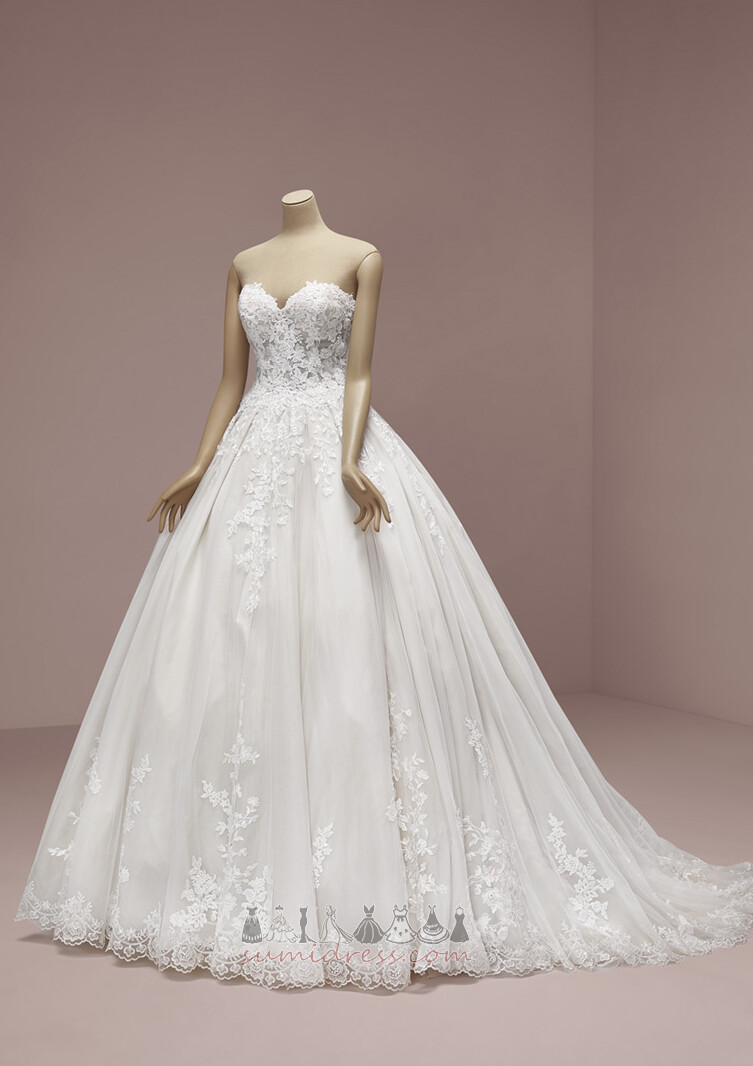 Sleeveless Lace Formal Beach Draped Natural Waist Wedding gown