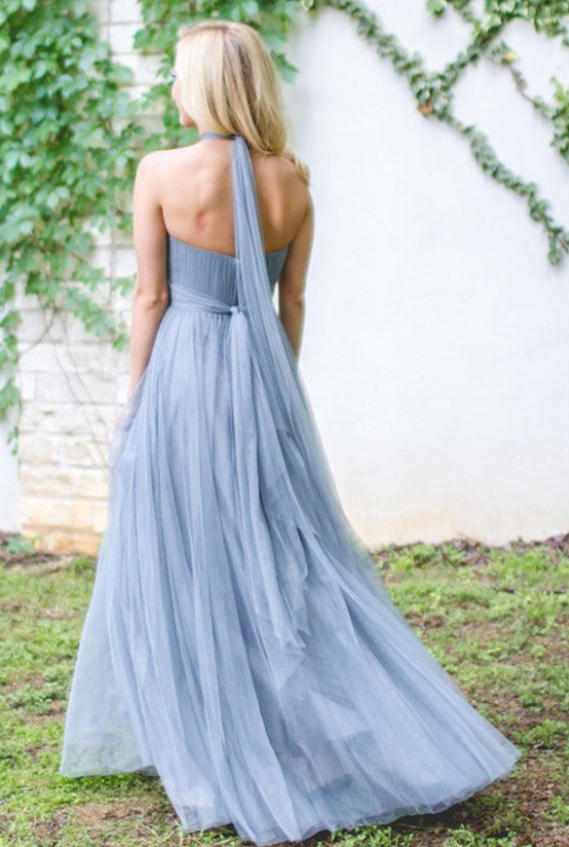 Sleeveless Natural Waist A Line Triangle pleat Pleated Bodice One Shoulder Bridesmaid Dress