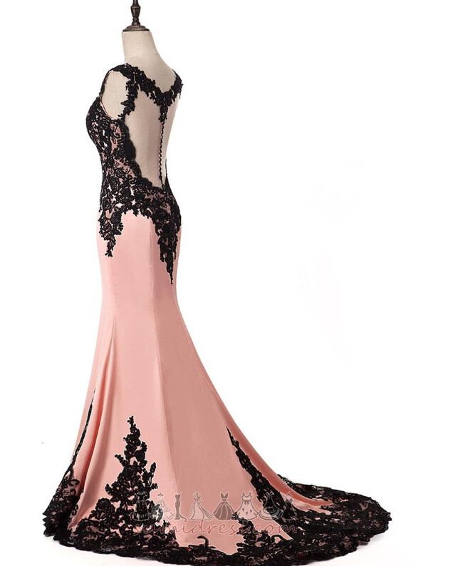 Sleeveless Satin Long Bateau Summer Lace Overlay Evening Dress
