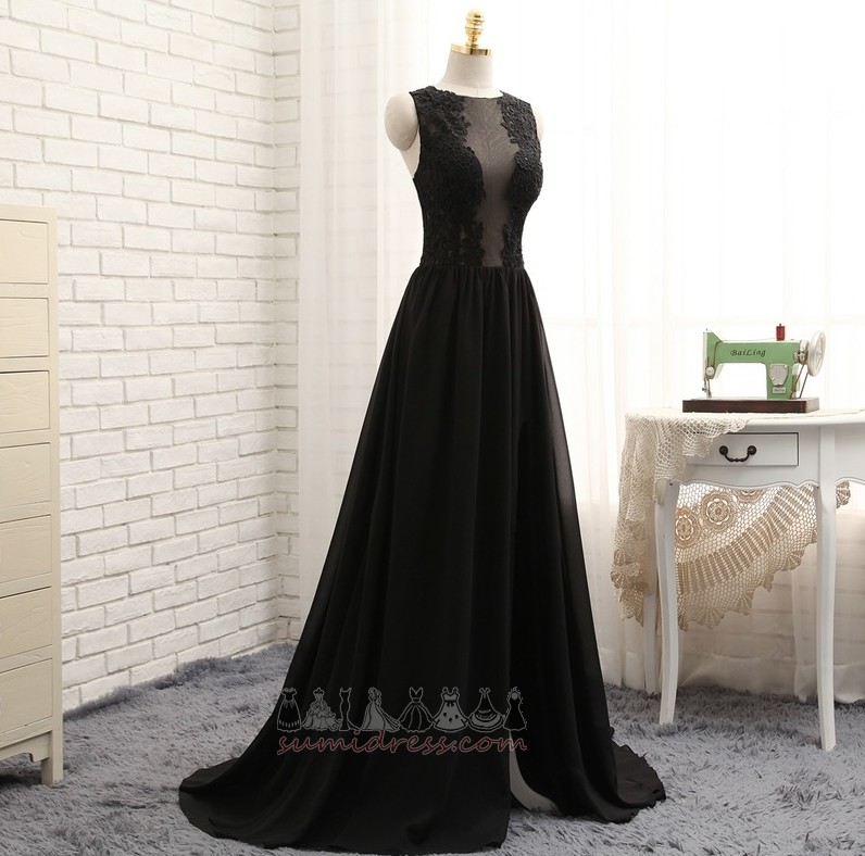 Sleeveless Show/Performance Jewel Elegant Lace Natural Waist Prom gown
