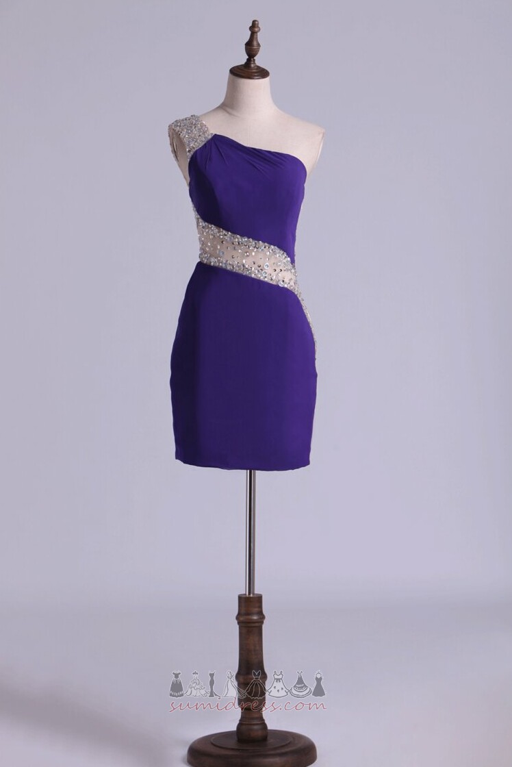 Sommar Pärlstav bälte Profilering Show / prestanda Ärmlös Kort Cocktail klänning