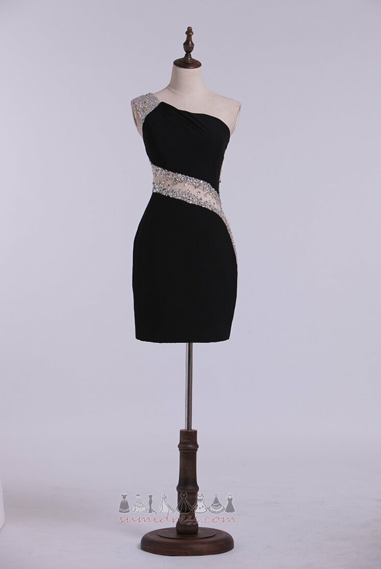 Sommar Pärlstav bälte Profilering Show / prestanda Ärmlös Kort Cocktail klänning