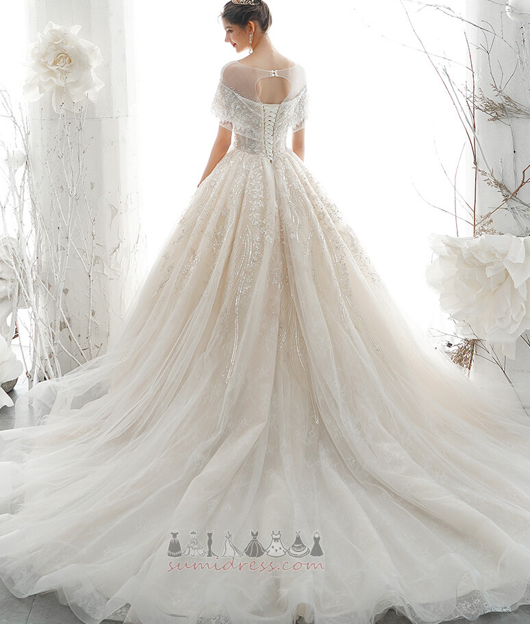совок Зоряний драпіровані блоковані рукава Босоніжки безрукавний Весільна сукня