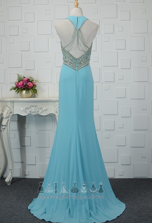 Spandex V-hals Elegant Lang Stram kjole Feje Tog Aften kjole