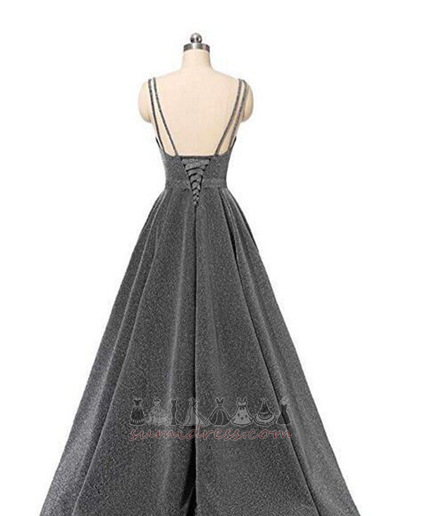 Split Front Elegant Floor Length Wedding Lace-up Sale Evening Dress