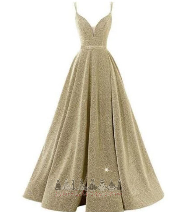Split Front Elegant Floor Length Wedding Lace-up Sale Evening Dress