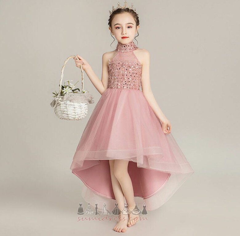 Šljokica Zabava Organza Asimetričan prodaja Prirodne struka Djeca haljina