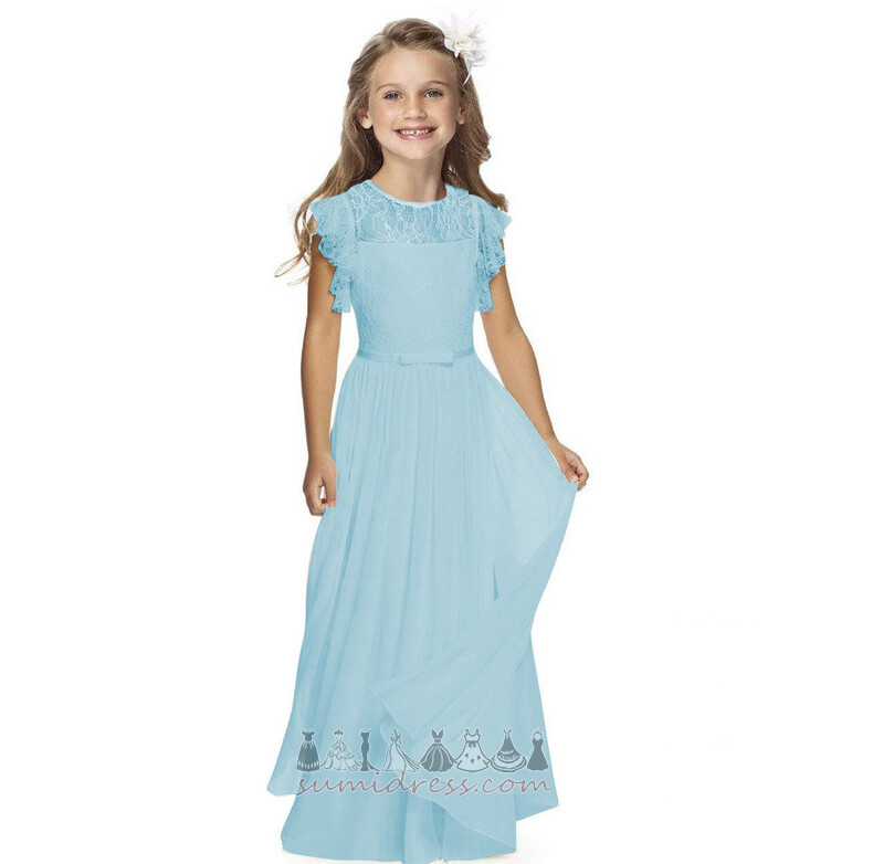 Sukienka dla dziewczynki Sprzedaż Klejnot Koronka Bez rękawów Naturalne talii elegancki