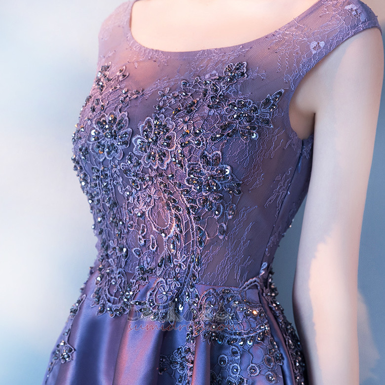 Sukienka na studniówkę formalny Frezowanie wysoki Niski zima bez pleców Naturalne talii