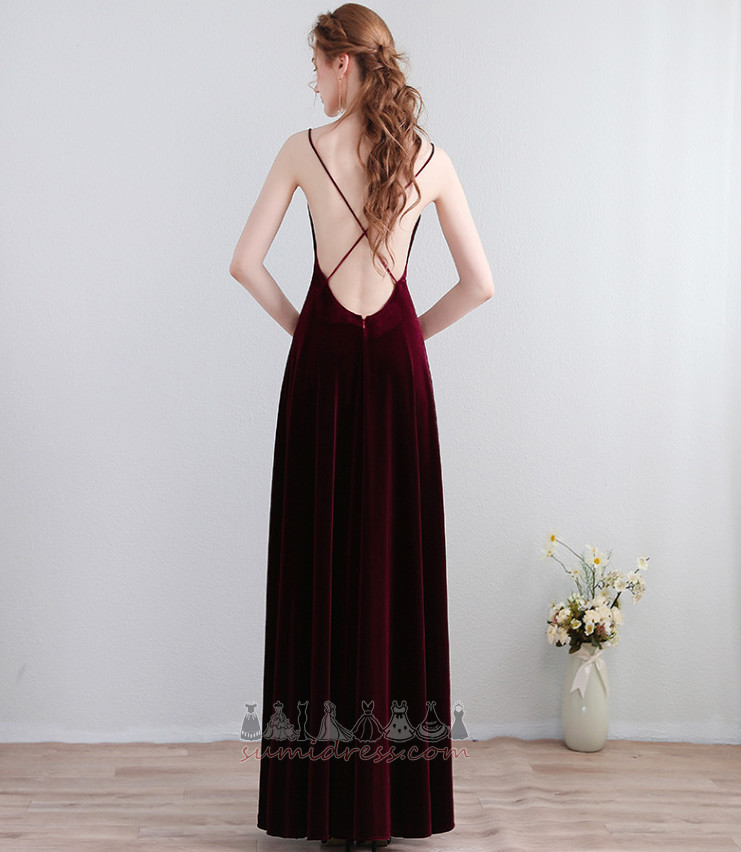 Sukienka na studniówkę wiosna elegancki Przodu Split Ramiączkach Linia A Pokaż / wydajność