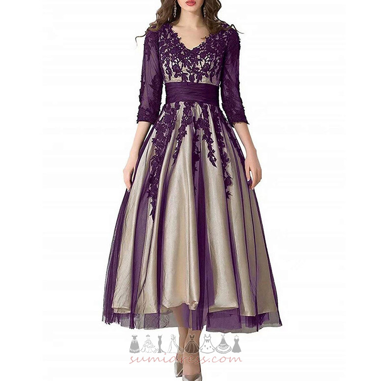 Suknia wieczorowa Sprzedaż glamour gruszka Tiul Sznurowane Linia A