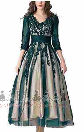Suknia wieczorowa Sprzedaż glamour gruszka Tiul Sznurowane Linia A