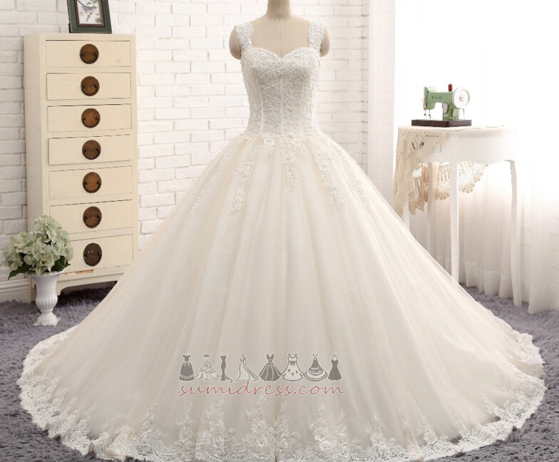Свадебное платье Без рукавов Природные Талия Холл формальный кружево A-линия