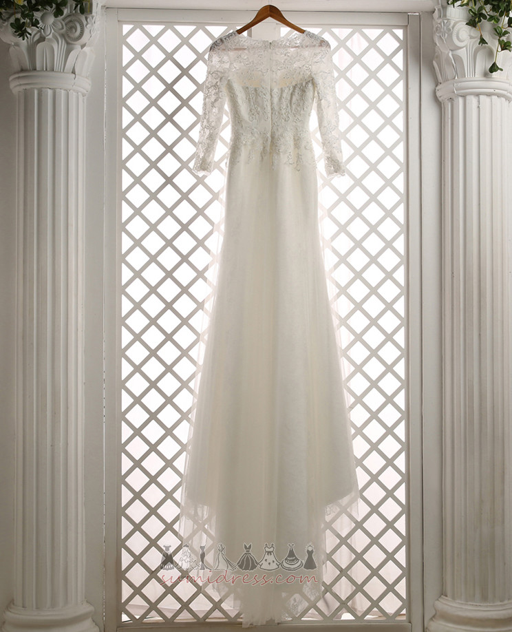 Свадебные платье кружево Природные Талия груша развальцовка V-образным вырезом Футболка