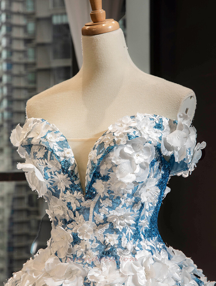 τελετή ενηλίκων φόρεμα Ντραπέ Μήκος πατωμάτων Κοντομάνικο Δαντέλα-επάνω παγιέτες μπούστο