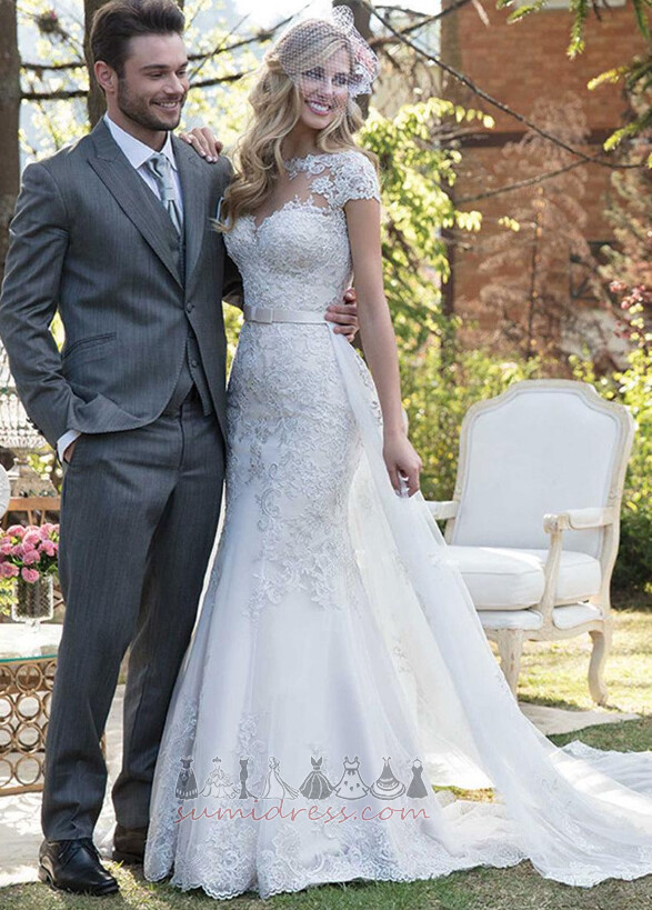 Templom Természetes derék sikkes Póló Puszta vissza Köpeny Esküvői ruha