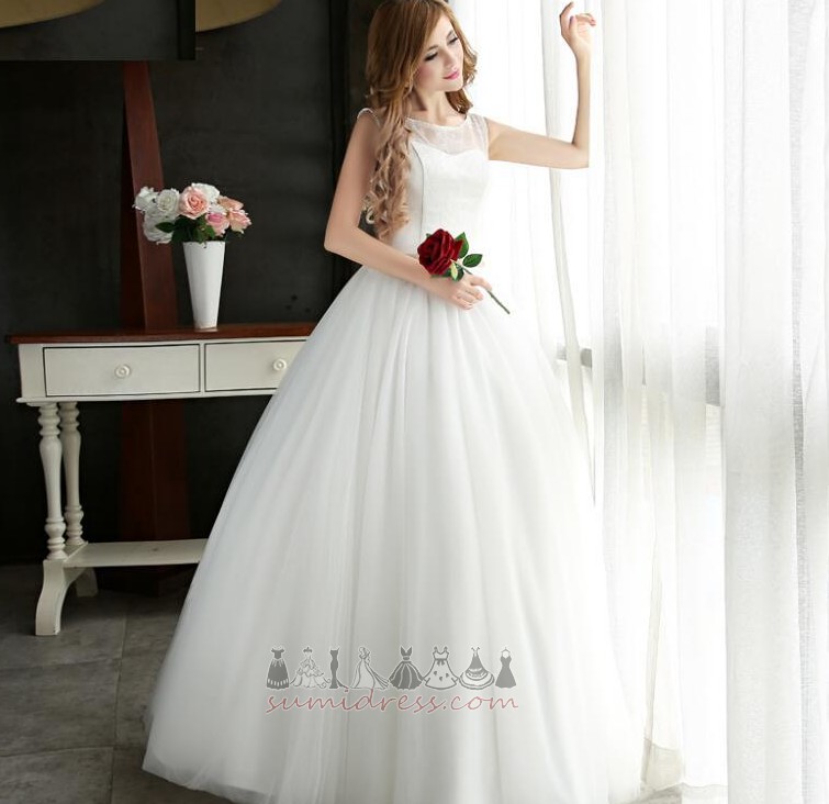Triangle pleat Binding Tulle Natural Waist A Line Jewel Wedding skirt