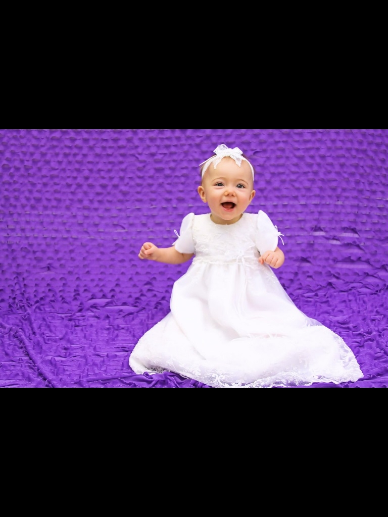 Tulle Pouf Sleeves Zipper Natural Waist Jewel Formal Baby Dress