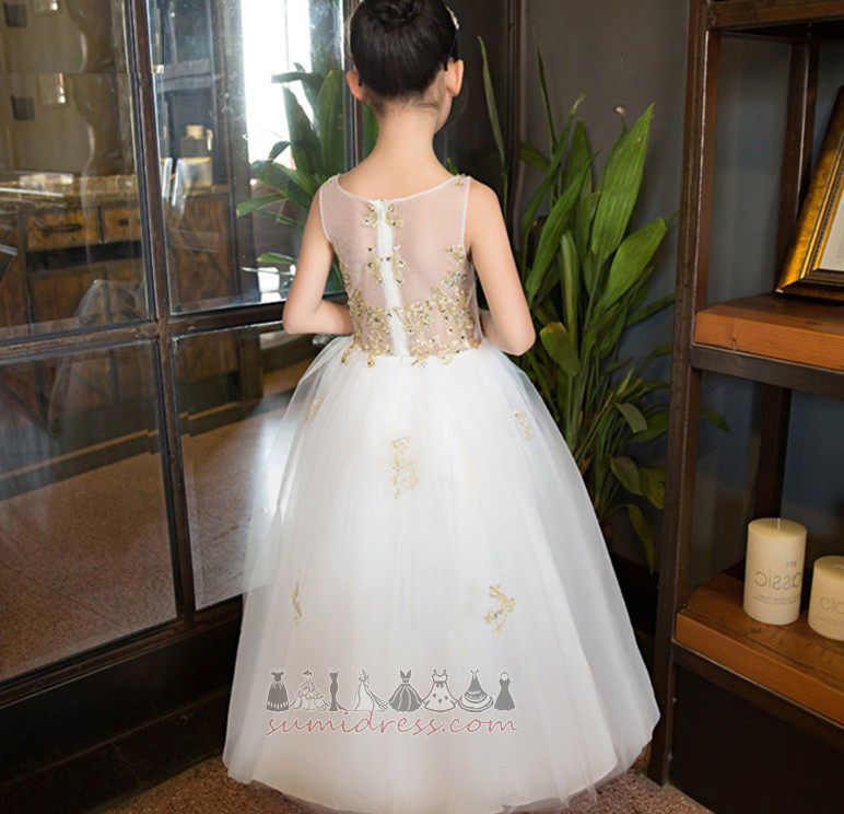 Užtrauktukas iki Rodyti / našumas Ornamento formavimas Linija Tiulis Gėlių mergaičių suknelė