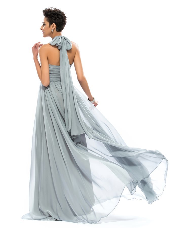 Vakarėlis Dolmen rankovėmis Berankovis Ilgai Elegantiškas Linija Vakarinės suknelė