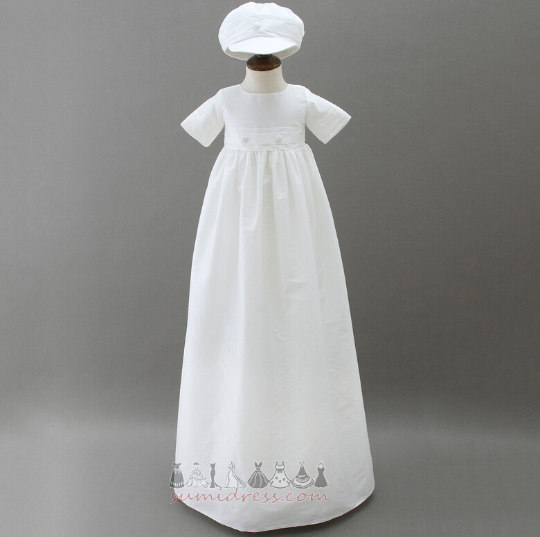 Vestido de baptizado Boné / chapéu Longo Formato A Feriado Formal Cetim