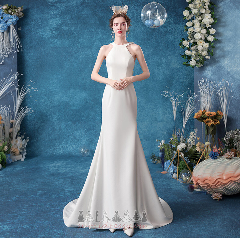 Vien atgal Valyti geležinkelio Ilgai Brangakmenis Beach Paprastas Vestuvinės suknelė