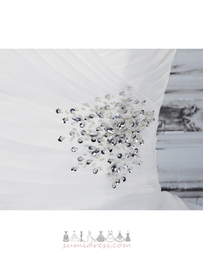 Висока ниска Шик Дантела-нагоре Асиметрична Природен кръста Средно сватбена рокля