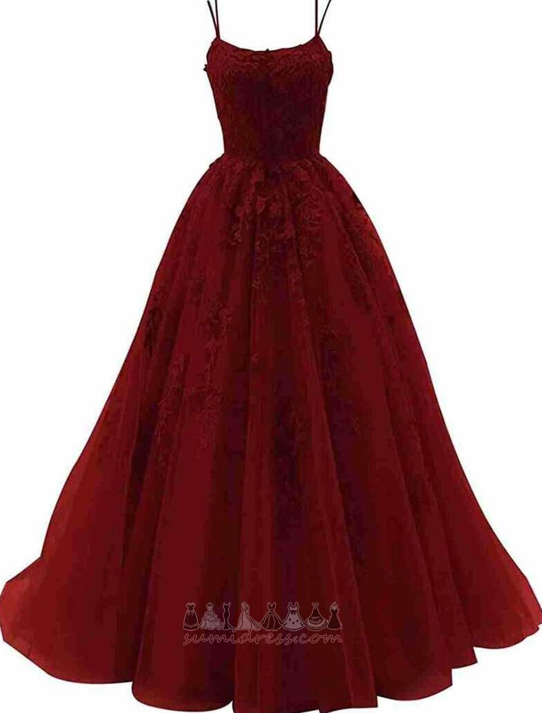 выпускные платье A-линия формальный повязка Кружевной оверлея груша кружево