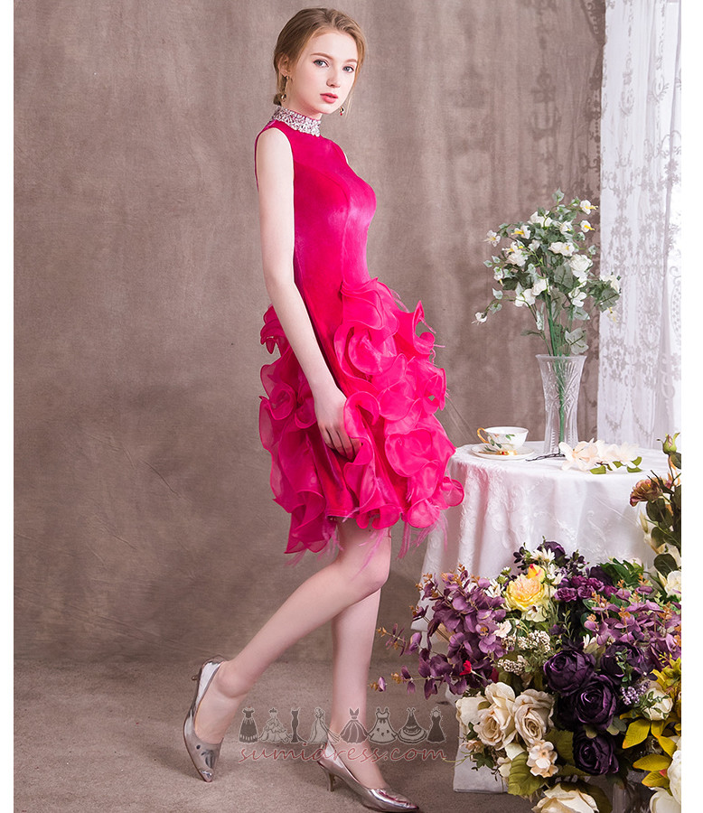 Vysoká krk Prírodné pása Navliekanie korálok Stredná Očarujúce Riadok Večerné šaty