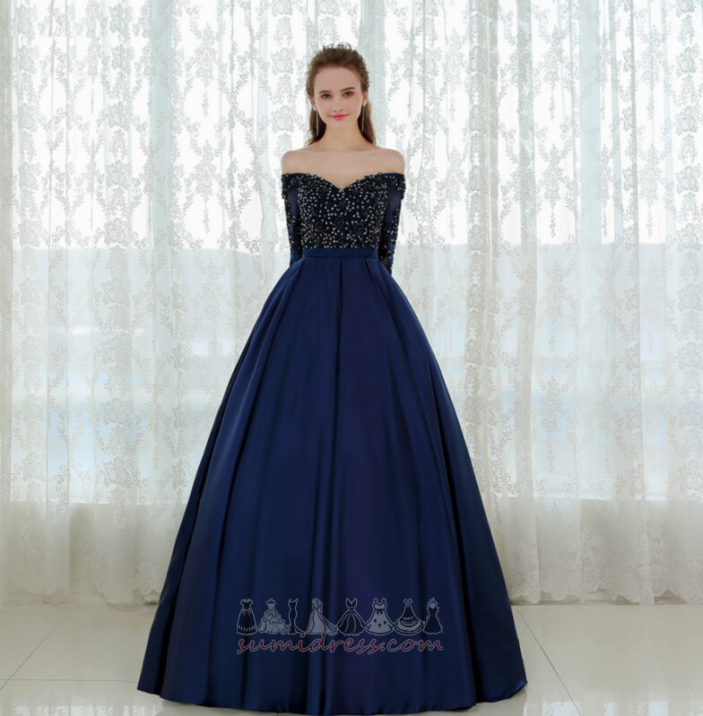 Winter Zipper Up Elegant Lace A-Line Deep v-Neck Prom Dress