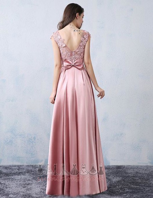 Zipper Natural Waist Floor Length Party Elegant Lace Evening Dress